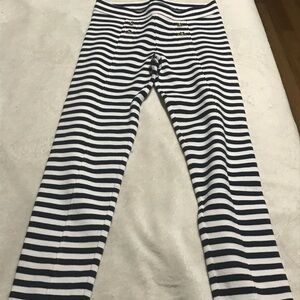 Janie and Jack Navy and White Striped Pants
